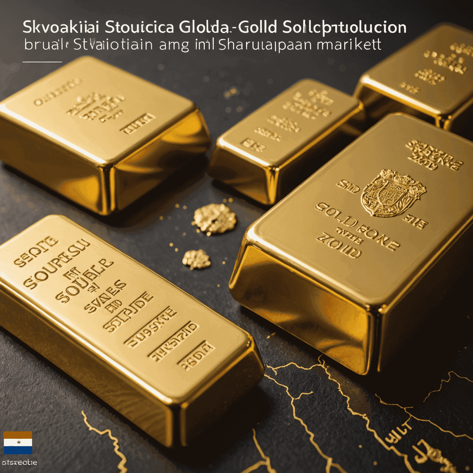 Graph showing the rising trend of Slovakia's gold production and its increasing share in the European gold market over the past decade